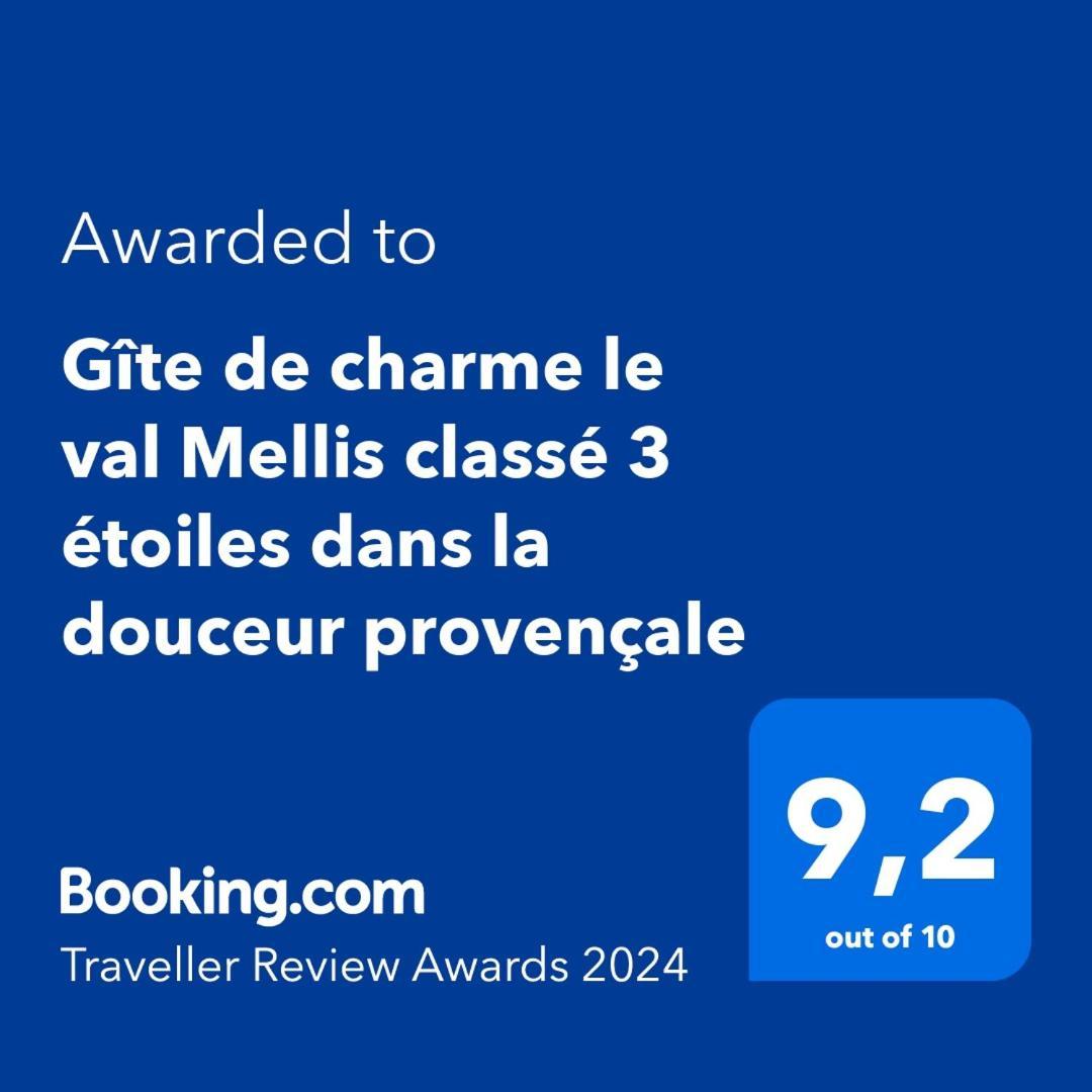 Gite De Charme Le Val Mellis Classe 3 Etoiles Dans La Douceur Provencale Vaumeilh Esterno foto